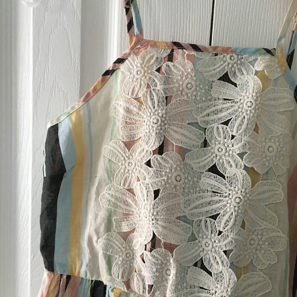 nwt womens striped floral top - Picture 4 of 7